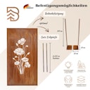 Vorschaubild Badeko Parawand „Mohnblume“ in Edelrostoptik