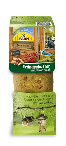 JR FARM Peanut Bar Erdnussbutter 350g Wildvogelfutter zum Nachfüllen
