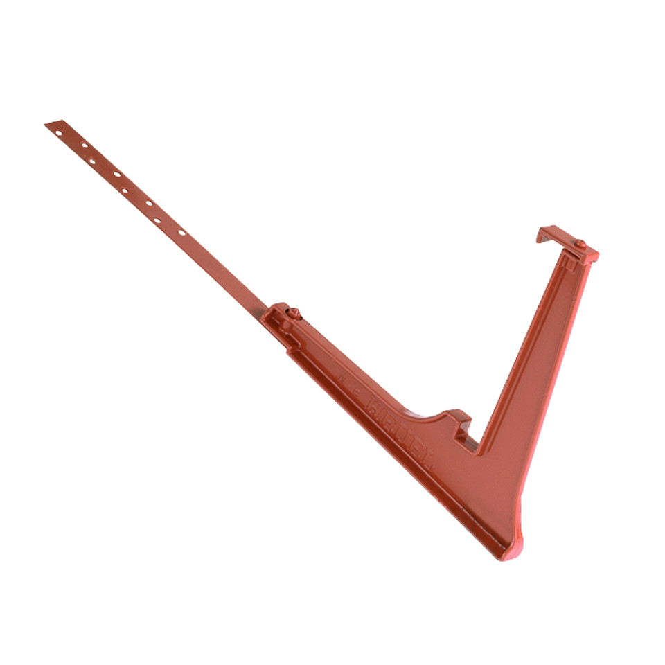 HEUEL Schneefangsystem Halterung Ton- u. Betondach - TopBoard u. StandardBoard - Ziegel-kupferrot
