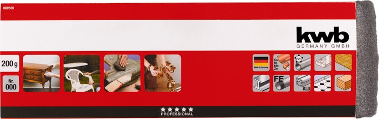 kwb Stahlwolle Nr. 000 extra-fein 89560 - 200 g