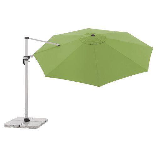 doppler Pendelschirm ACTIVE 370 Side, Aluminium Grau / 100 % Polyester 200 g/m²