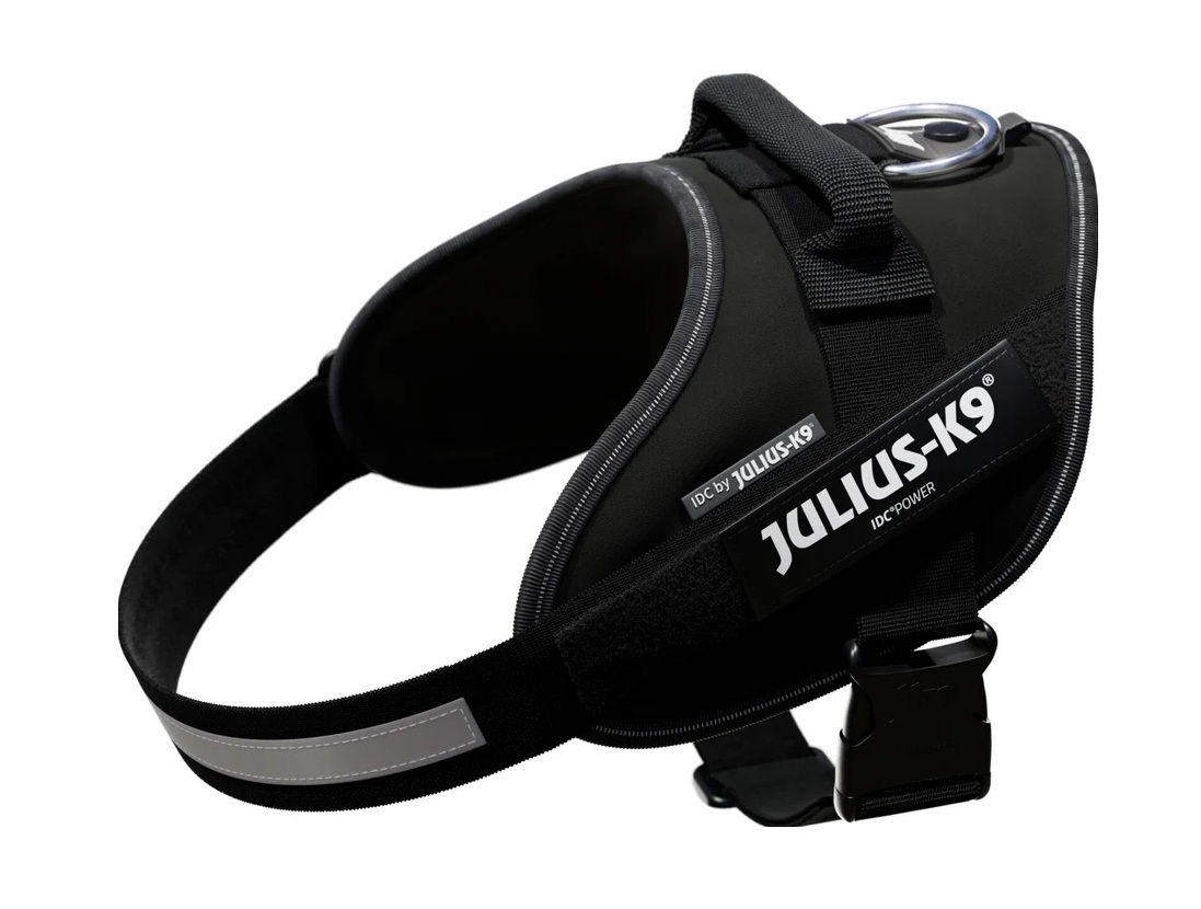 TRIXIE IDC®Powergeschirr®, XL/2: 71–96 cm/50 mm, schwarz