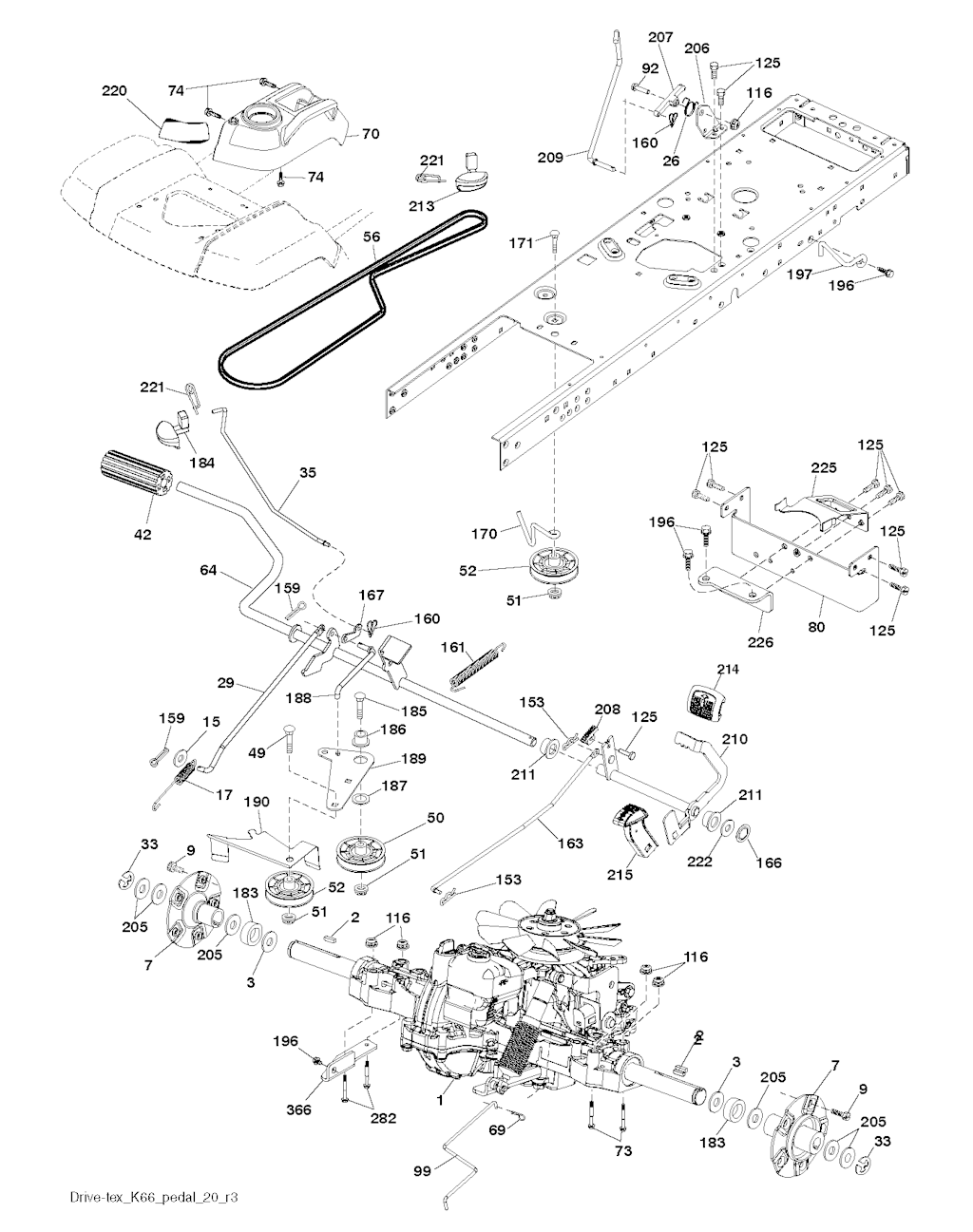 Explosionszeichnung Ersatzteile
