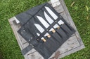 Vorschaubild DICK Leder-Rolltasche VIVUM 5-teilig schwarz