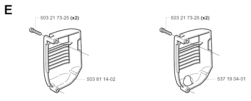 Explosionszeichnung Ersatzteile