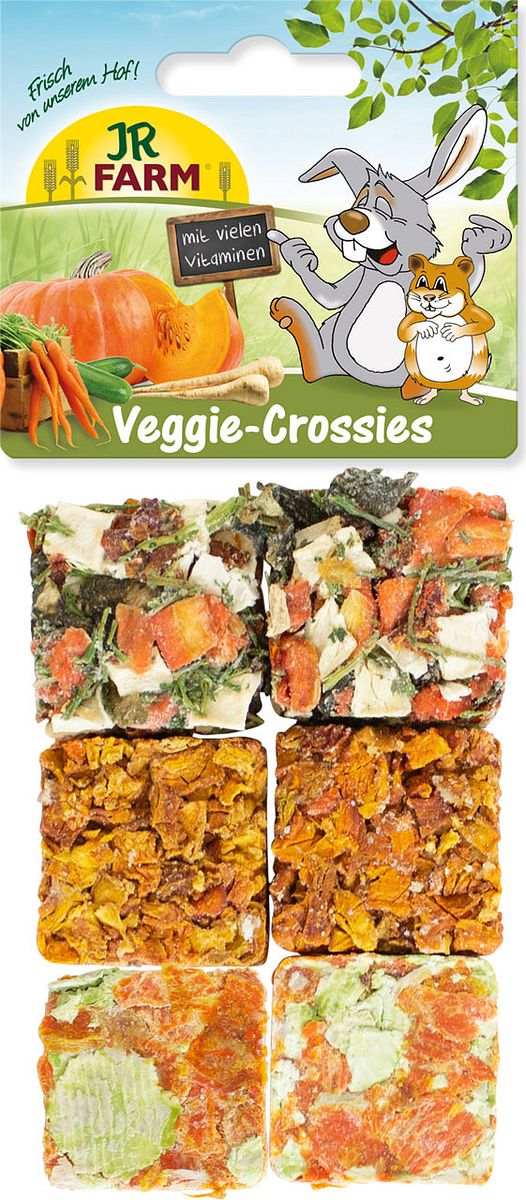 JR FARM Veggie Crossies 100g Kleintiersnack