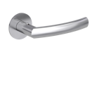 Vorschaubild Griffwerk Türgriff smart2lock 2.0 LORITA PIATTA S Klipptechnik -Edelstahl matt Griffpaar mit Drückerrosetten