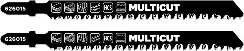 kwb MULTICUT HCS-STICHSÄGEBLÄTTER FÜR HOLZ, PROGRESSIVER ZAHNTEILUNG 623020