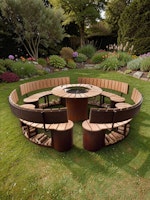 Badeko Grill-/Feuerstelle „Freiburg Deluxe“ in Edelrostoptik