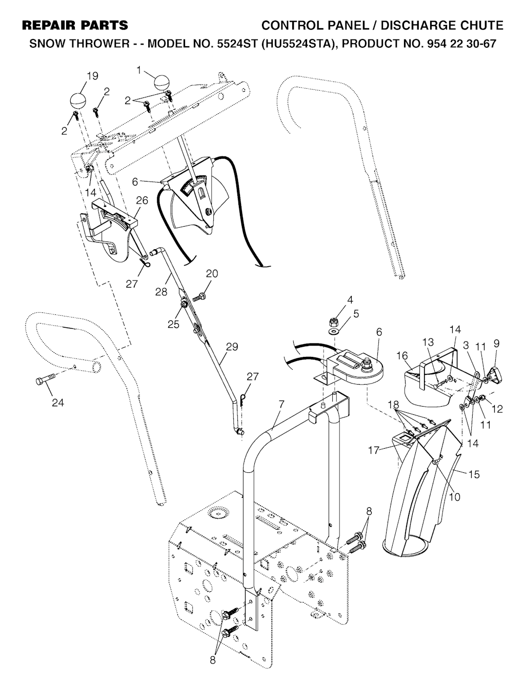Explosionszeichnung Ersatzteile