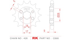 RK Antriebsritzel 3500