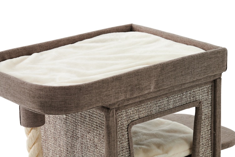 Nobby Kratzbaum Ulvi 80x50x76cm Leinenoptik braun