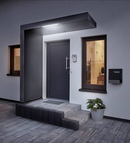 Gutta Rechteckvordach BS Plus 200 inkl. Seitenteil (neues Modell)