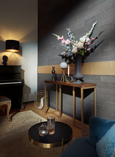 HANDMUSTER MeisterWerke MeisterPaneele. style SP 800 Filz / schiefergrau 4504