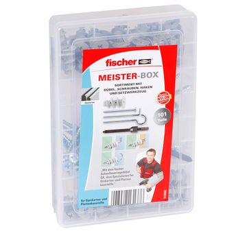 FISCHER Meister-Box GK+Schraube+Haken