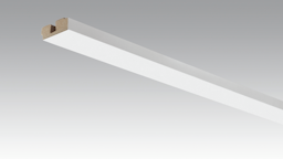 MEISTER Vierkant-Deckenabschlussleiste 2380 x 15 x 40 mm 20126 White wallZubehörbild