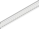 OSMO ALU Dekor Kreise 19x277, 184cm Alu Anthrazit