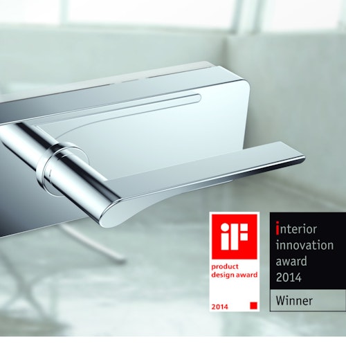 GRIFFWERK Ganzglastürbeschlagset GATE SIEGER DESIGN-Edelstahl poliert mit Magnet