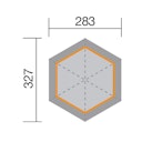 Weka 6-Eck-Pavillon 233 "Alles dabei"