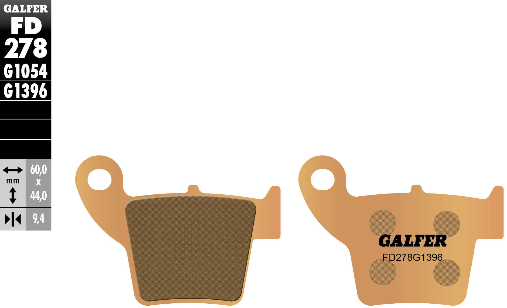 Galfer Bremsbelag FD278 - G1396