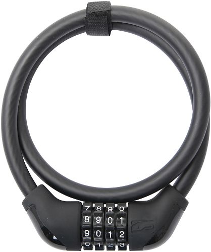 CONTEC Zahlen-Kabelschloss PowerLoc 85 cm schwarz Ø 12 mm, Sicherheitsstufe: 5