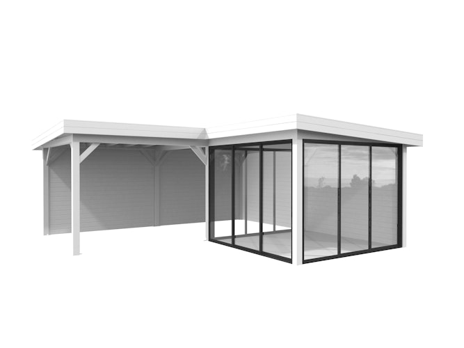 Palmako Carport/Pavillon Connect Lenna 24,9 m² Set 412 Slide