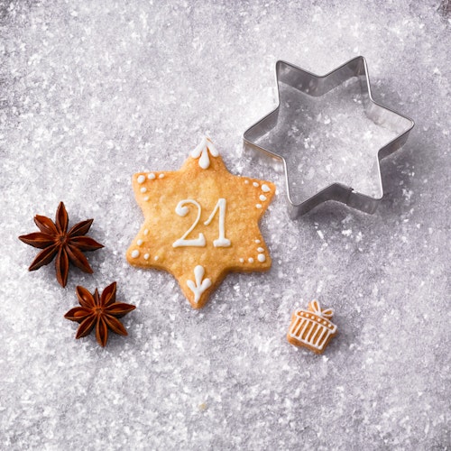 Kaiser Ausstechform Stern 6-zackig 6 cm