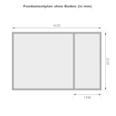 Vorschaubild Karibu Woodfeeling Mittelwand-Gartenhaus Schönbuch 2 - 38 mm