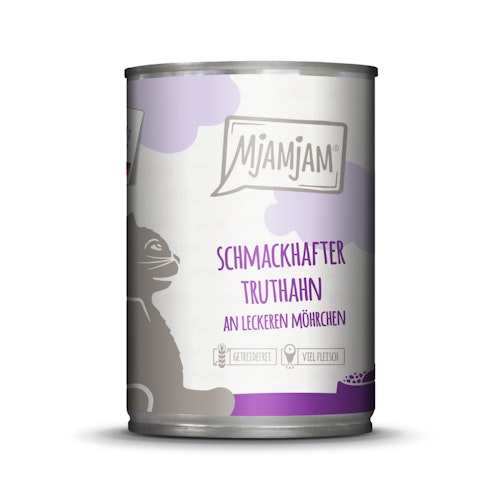 MJAMJAM Leckere Mahlzeit 400g Dose Katzennassfutter
