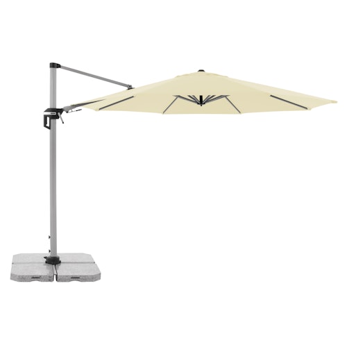 doppler Pendelschirm ACTIVE 370, Aluminium Grau / 100 % Polyester 200 g/m²