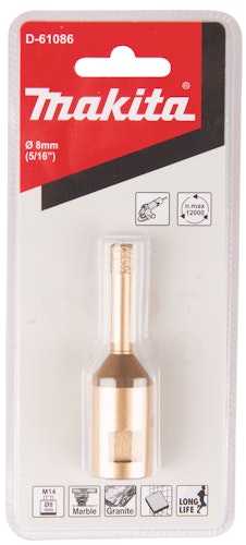 Makita Diamant-Hohlbohrkrone 8mm M14 D-61086