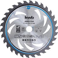 kwb Akku Top Sägebl HM Mit-Dü 190x20 Z30 586654