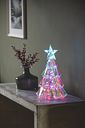 Vorschaubild Konstsmide Weihnachtsbeleuchtung 3D Weihnachtsbaum mit Stern in kristalloptik, 80 RGBLEDs