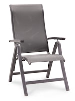 BEST Klappsessel LARINO, Aluminium / Ergotex Anthrazit Matt
