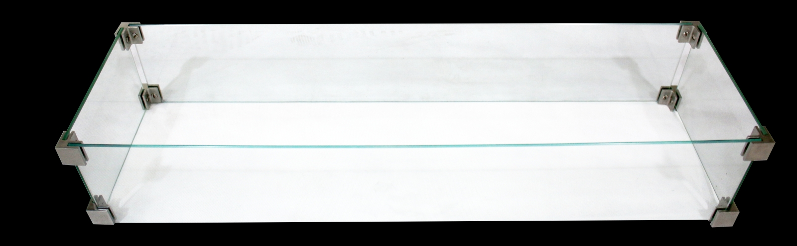 Gardenforma Feuerschutz Glasumrandung passend zu Gas Feuerstellen Hampton, Vancouver und Bethlehem Klarglas