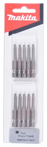 Makita Bit T15x50 10Stk P-72671
