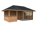Vorschaubild Palmako Pavillon Bianca 16,6 m² Set 207 Slide - 28 mm