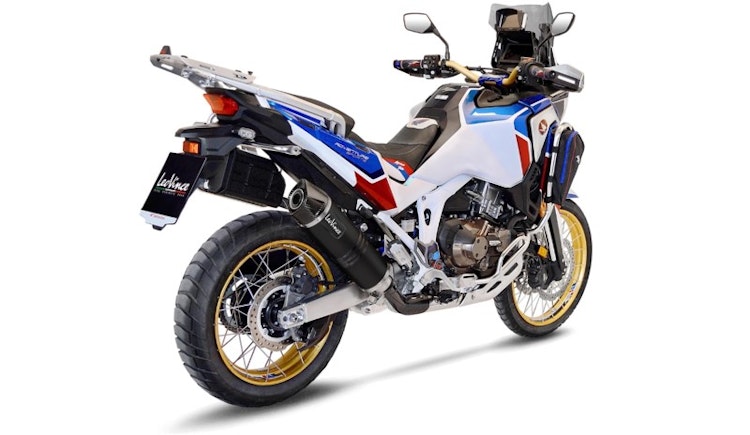 LeoVince SLIP-ON Edelstahl SBK LV ONE EVO Schwarz für HONDA CRF 1100 L AFRICA TWIN/ADVENTURE SPORT/DCT