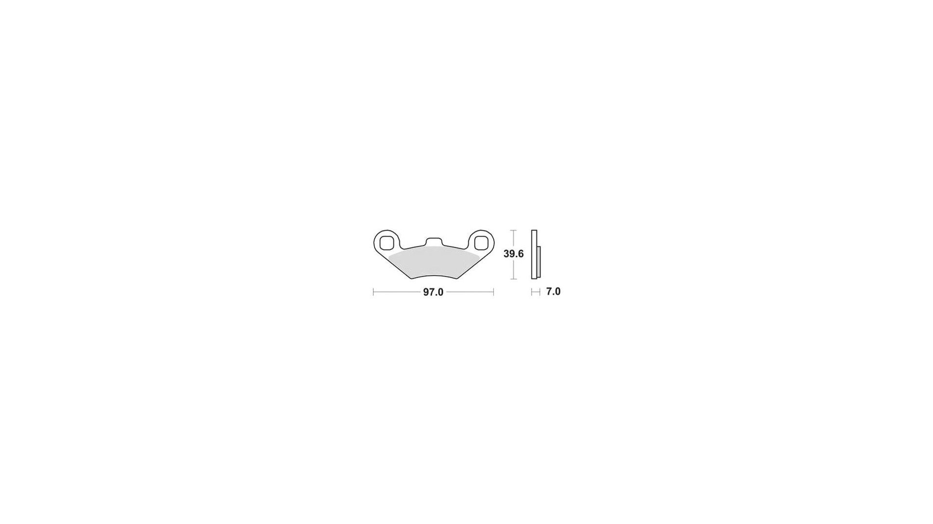 TRW Bremsbelag MCB 761 mit Zulassung