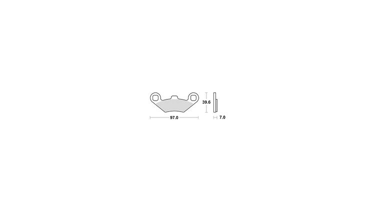 TRW Bremsbelag MCB 761 mit Zulassung