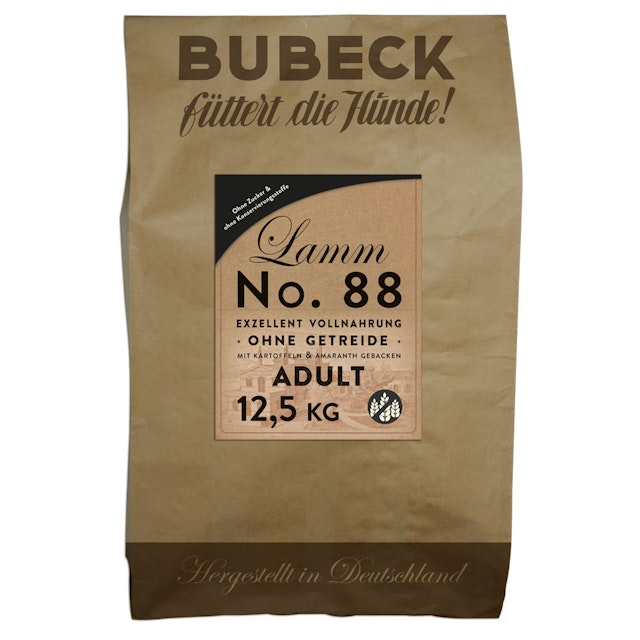 Bubeck Nr. 88 Adult Lammfleisch mit Kartoffel & Amaranth gebacken HundetrockenfutterVorschaubild