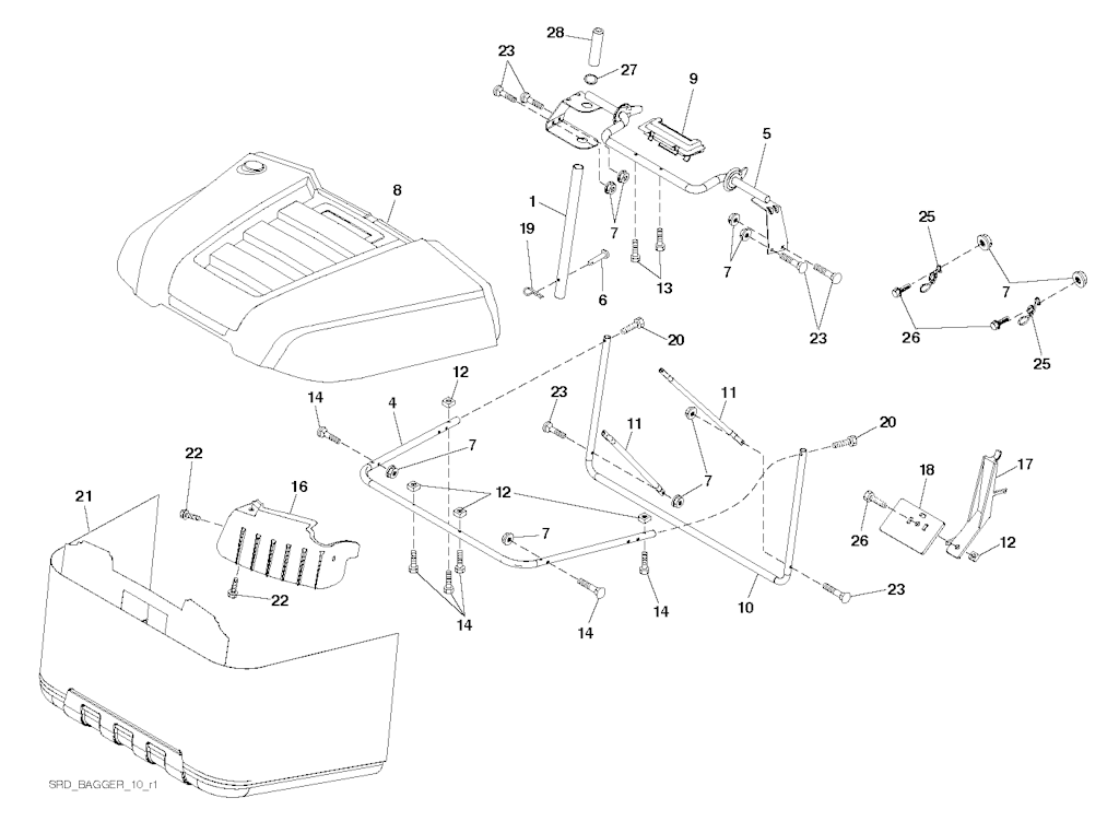Explosionszeichnung Ersatzteile