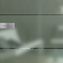 Vorschaubild Griffwerk Glasschiebetür LINES FOUR 503 - mit 4 Streifen teilmattiert / teilsatiniert