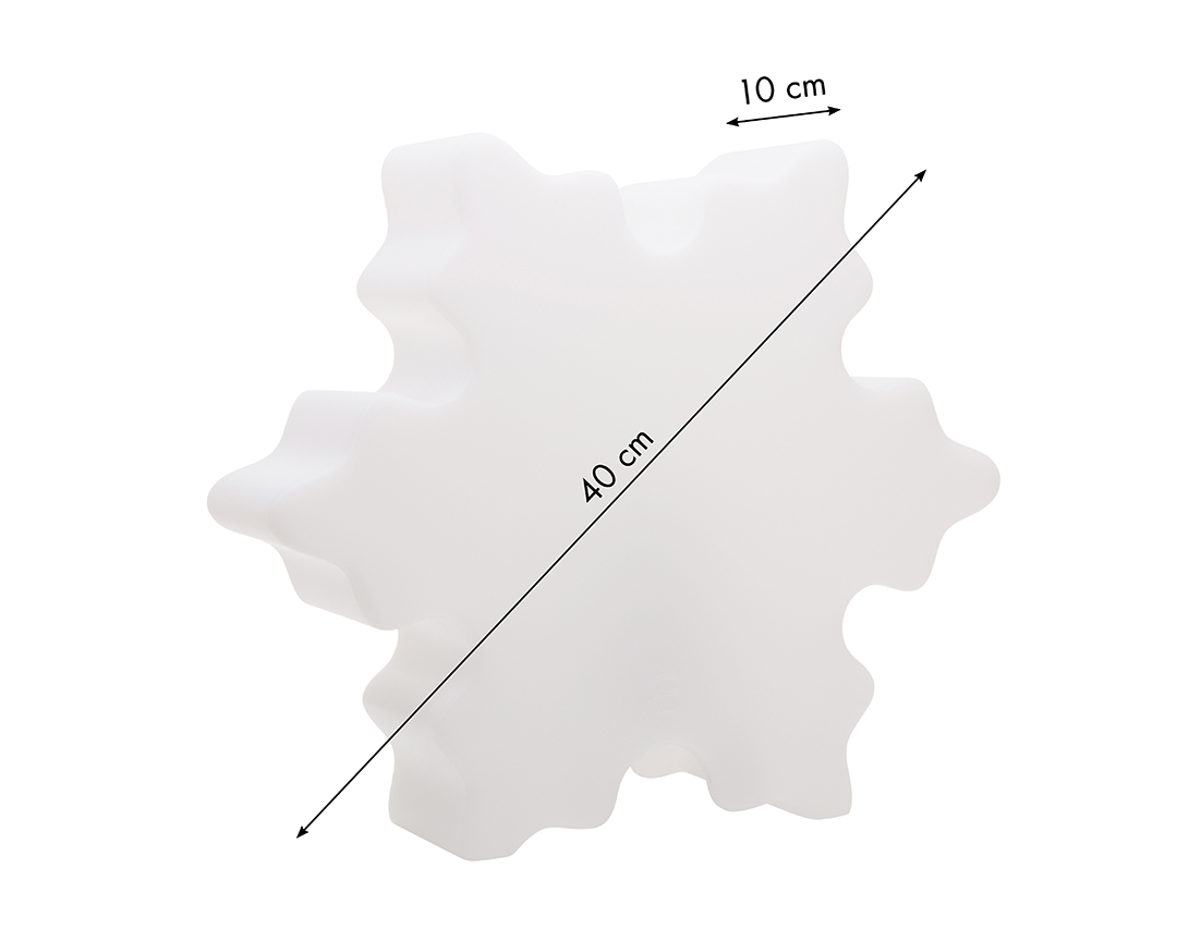 8 seasons design LED-Dekoleuchte Shining Crystal 40 cm (RGB)