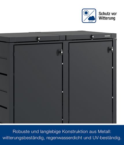 Hörmann Metall-Mülltonnenbox Juno