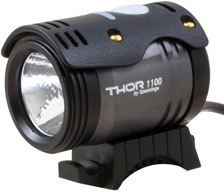Spanninga Thor 1100 Helmleuchte schwarz,braun