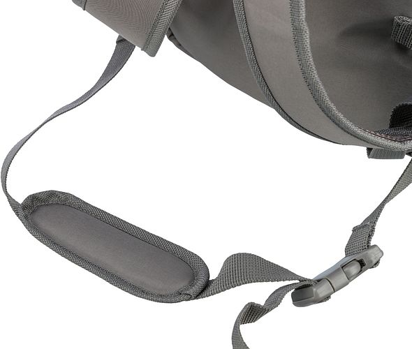 TRIXIE Fronttasche Molly, 25 × 38 × 17 cm, grau