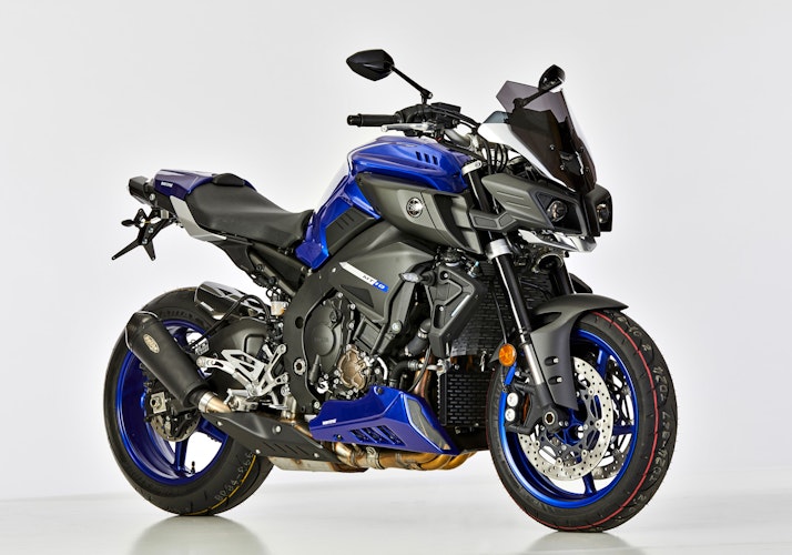 BODYSTYLE Sportsline Bugspoiler ABS Kunststoff blau für YAMAHA MT-10 / SP 