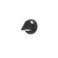 Konstsmide Wandleuchte Hild, 2x5W LED, schwarz, gefrostetes Glas, dimmbar (427-750)