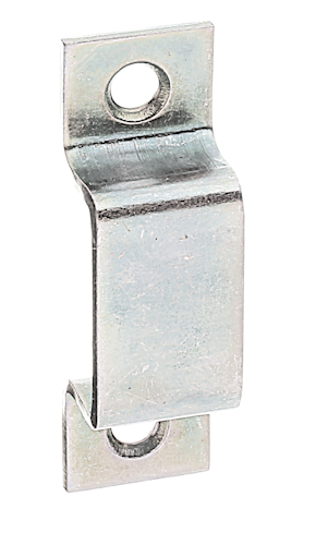 Alberts® Schlaufe, galvanisch verzinkt dickschichtpassiviert, lichte-LxH 20x9 mm, Gesamt-LxB 44x13 mm,Karte 4 St 901912